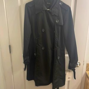 Nine West Black trench coat